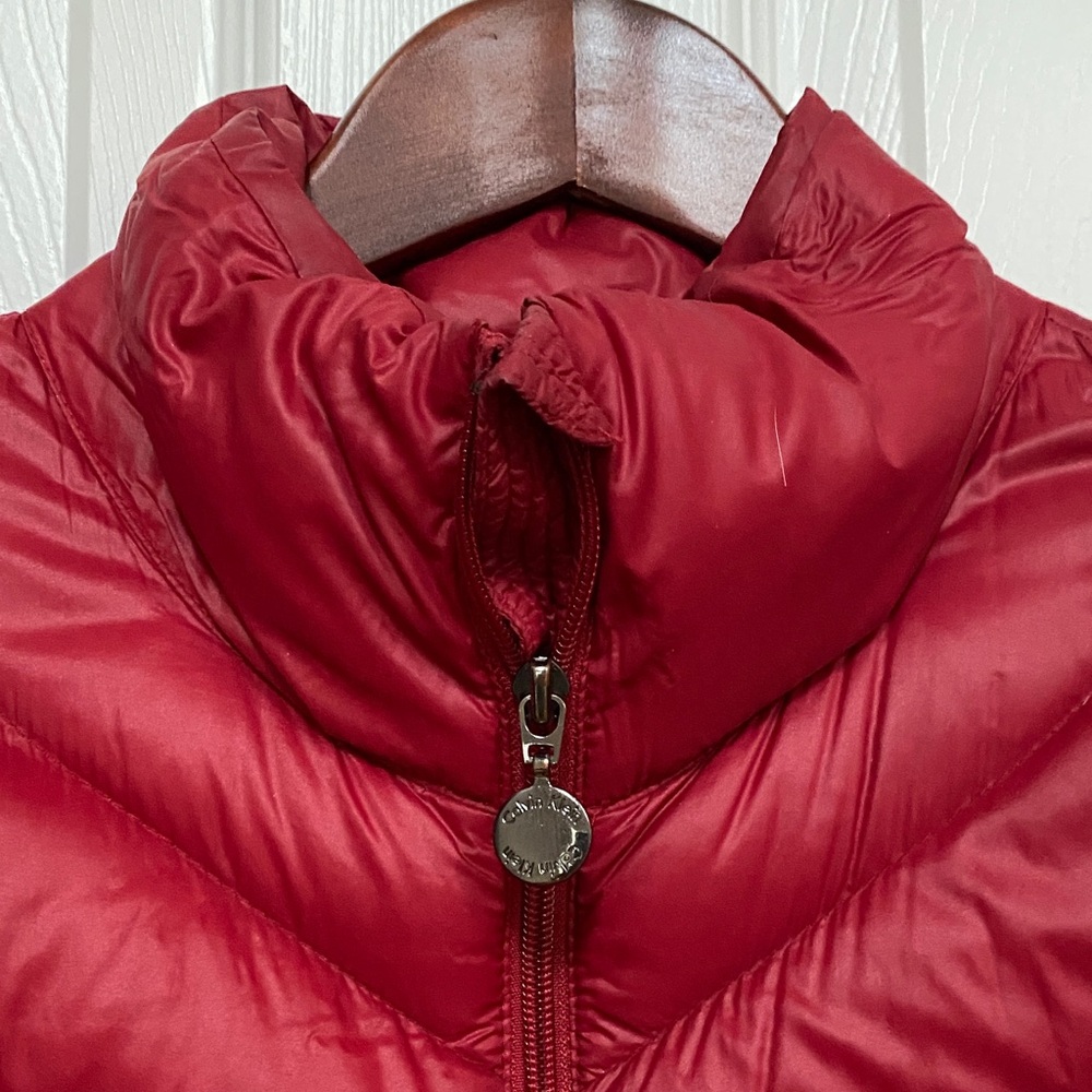 Calvin Klein Red Puffer Jacket - Picture 3 of 6